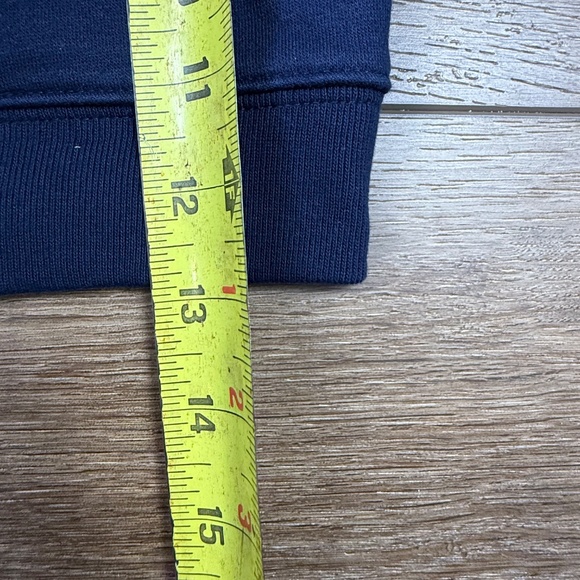 Baby Gap Girls Hooded Sweatshirt, Navy Blue, Logo, NWT, Size 12-18 Months, Fall - Picture 5 of 6